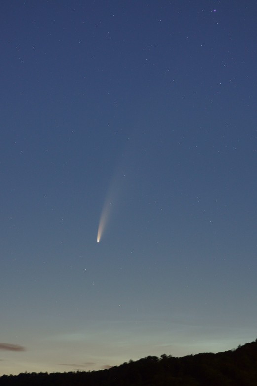 Aufnahme des Kometen von Dr. Christoph Hebestreit