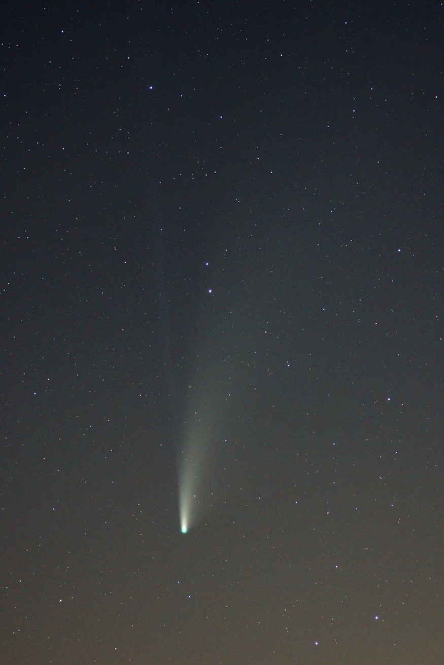 Aufnahme des Kometen von Dr. Christoph Hebestreit